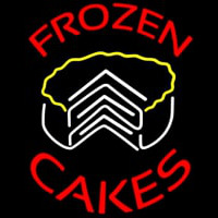 Frozen Cakes Birthday Dessert Neonreclame