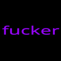 Fucker Purple Neonreclame
