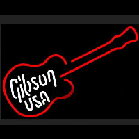 GIBSON USA ELECTRIC GUITAR Neonreclame