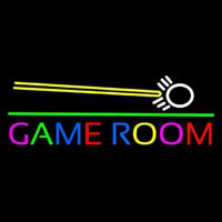 Game Room Cue Stick Neonreclame