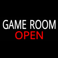 Game Room Open Real Neon Glass Tube Neonreclame