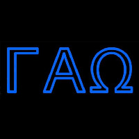 Gamma Alpha Omega Neonreclame