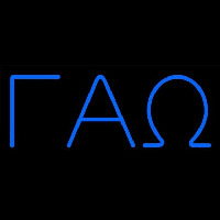 Gamma Alpha Omega Neonreclame