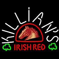 George Killians Irish Red Horse Head Shamrock Beer Sign Neonreclame