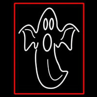 Ghost With Red Border Neonreclame