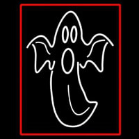 Ghost With Red Border Neonreclame