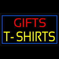 Gifts Tshirts With Blue Border Neonreclame