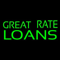 Great Rate Loans Neonreclame