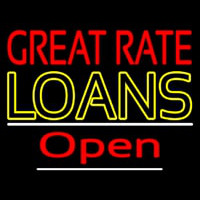 Great Rate Loans Open Neonreclame