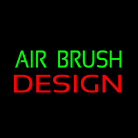Green Air Brush Design Neonreclame