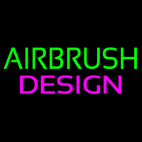 Green Airbrush Design Neonreclame