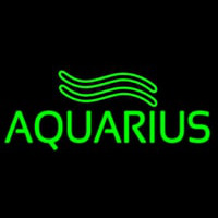Green Aquarius Neonreclame