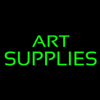 Green Art Supplies 1 Neonreclame