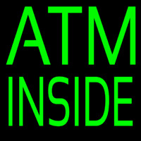 Green Atm Inside Neonreclame