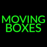 Green Block Moving Bo es Neonreclame