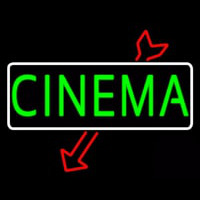 Green Cinema Here Neonreclame