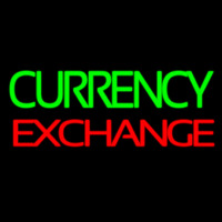 Green Currency E change Neonreclame