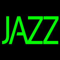 Green Double Stroke Jazz Block Neonreclame