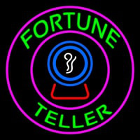 Green Fortune Teller Neonreclame