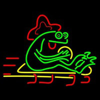 Green Frog Neonreclame