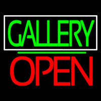 Green Gallery Block With Open 1 Neonreclame