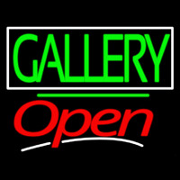 Green Gallery Block With Open 3 Neonreclame