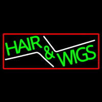 Green Hair And Wigs Neonreclame