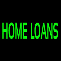 Green Home Loans Neonreclame