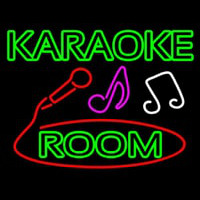 Green Karaoke Rooms Neonreclame