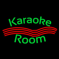 Green Karaoke Rooms Neonreclame