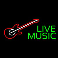 Green Live Music 2 Neonreclame