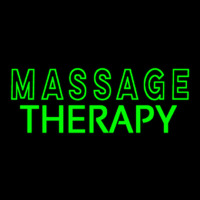 Green Massage Therapy Neonreclame