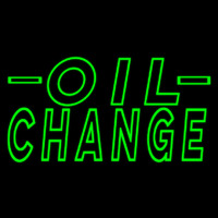 Green Oil Change Neonreclame