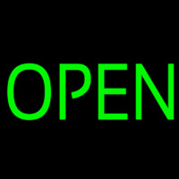 Green Open Neonreclame