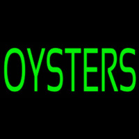 Green Oyster Block Neonreclame