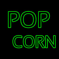 Green Popcorn Neonreclame