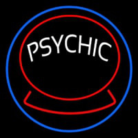 Green Psychic Logo Neonreclame
