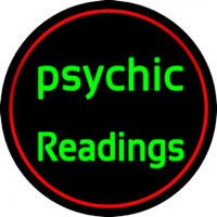 Green Psychic Readings Neonreclame