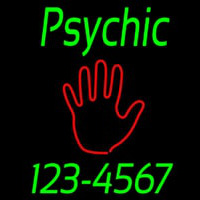 Green Psychic With Phone Number Neonreclame