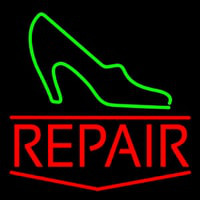 Green Sandal Red Repair Neonreclame