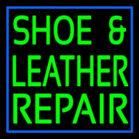 Green Shoe And Leather Repair Neonreclame