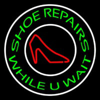 Green Shoe Repair While You Wait Neonreclame