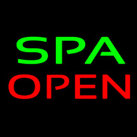 Green Spa Open Neonreclame