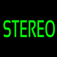 Green Stereo Block 2 Neonreclame