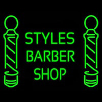 Green Styles Barber Shop Neonreclame