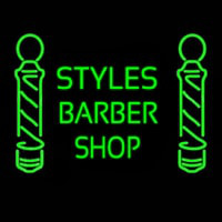 Green Styles Barber Shop Neonreclame