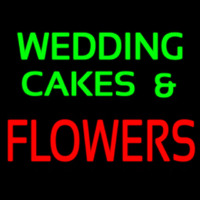 Green Wedding Cakes And Red Flowers Neonreclame