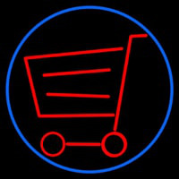 Grocery Trolley Logo Neonreclame