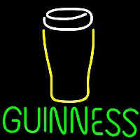Guinness Glass 2 Beer Sign Neonreclame