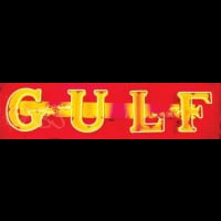 Gulf Gasoline Neonreclame